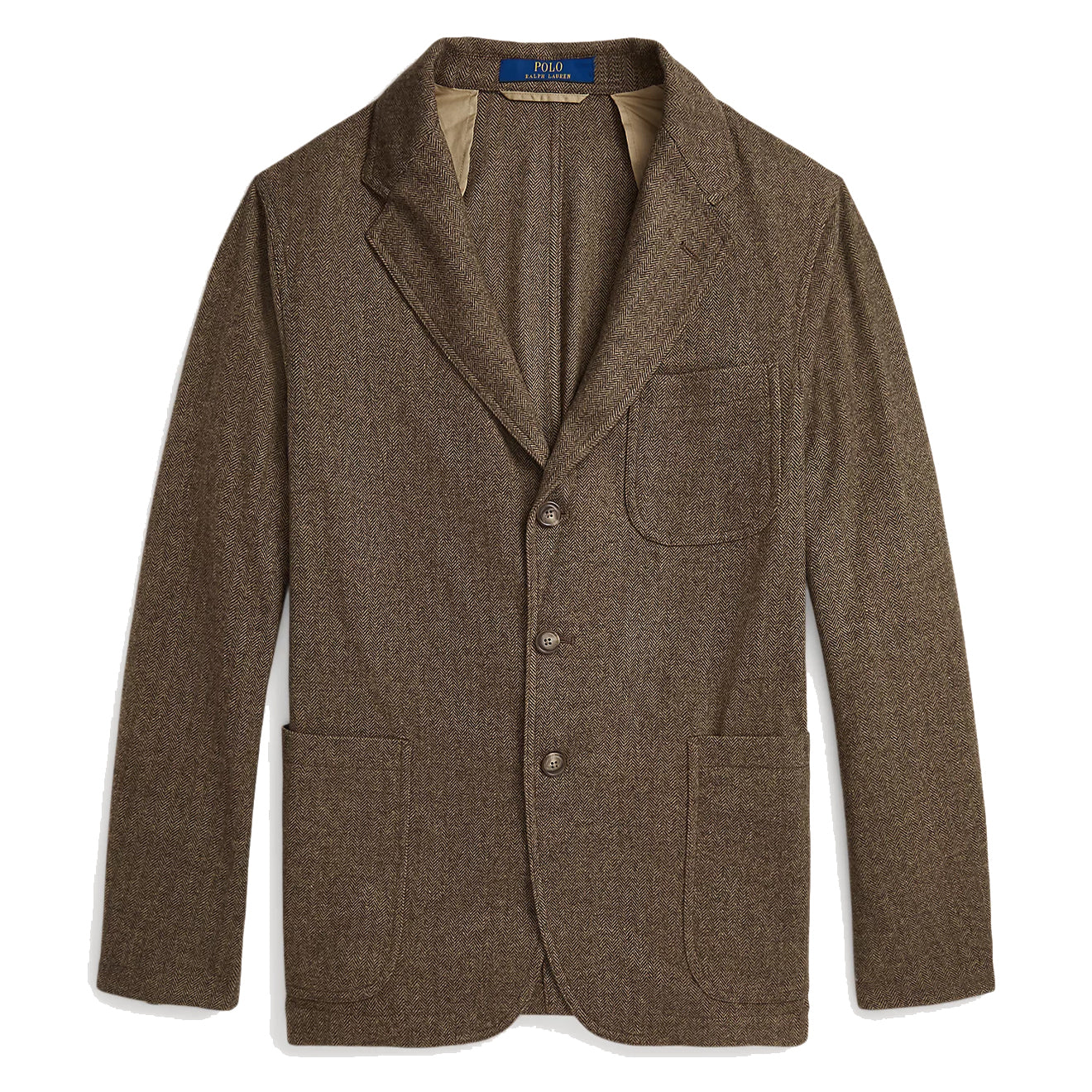 Polo Ralph Lauren Modern Herringbone Blazer Brown/Tan The
