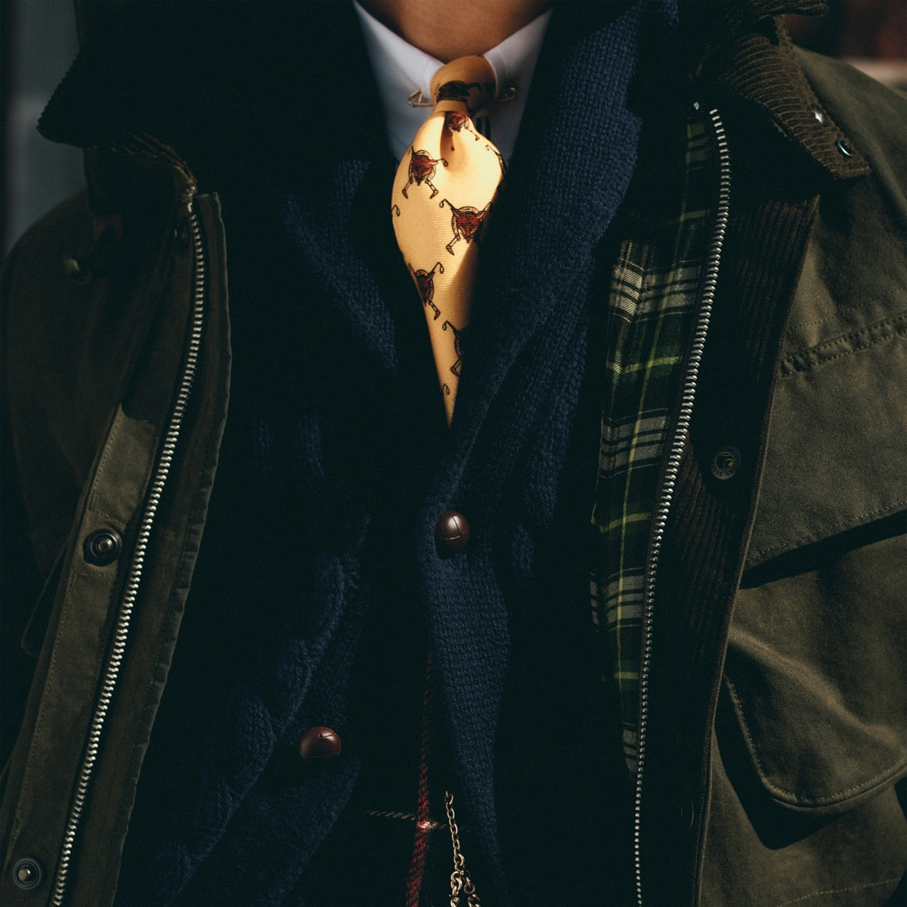 Polo Ralph Lauren Oilcloth Bike Coat Oil Cloth Green X | The