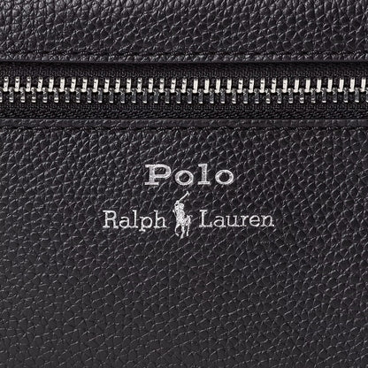 Polo Ralph Lauren Pebbled Leather Travel Case Black