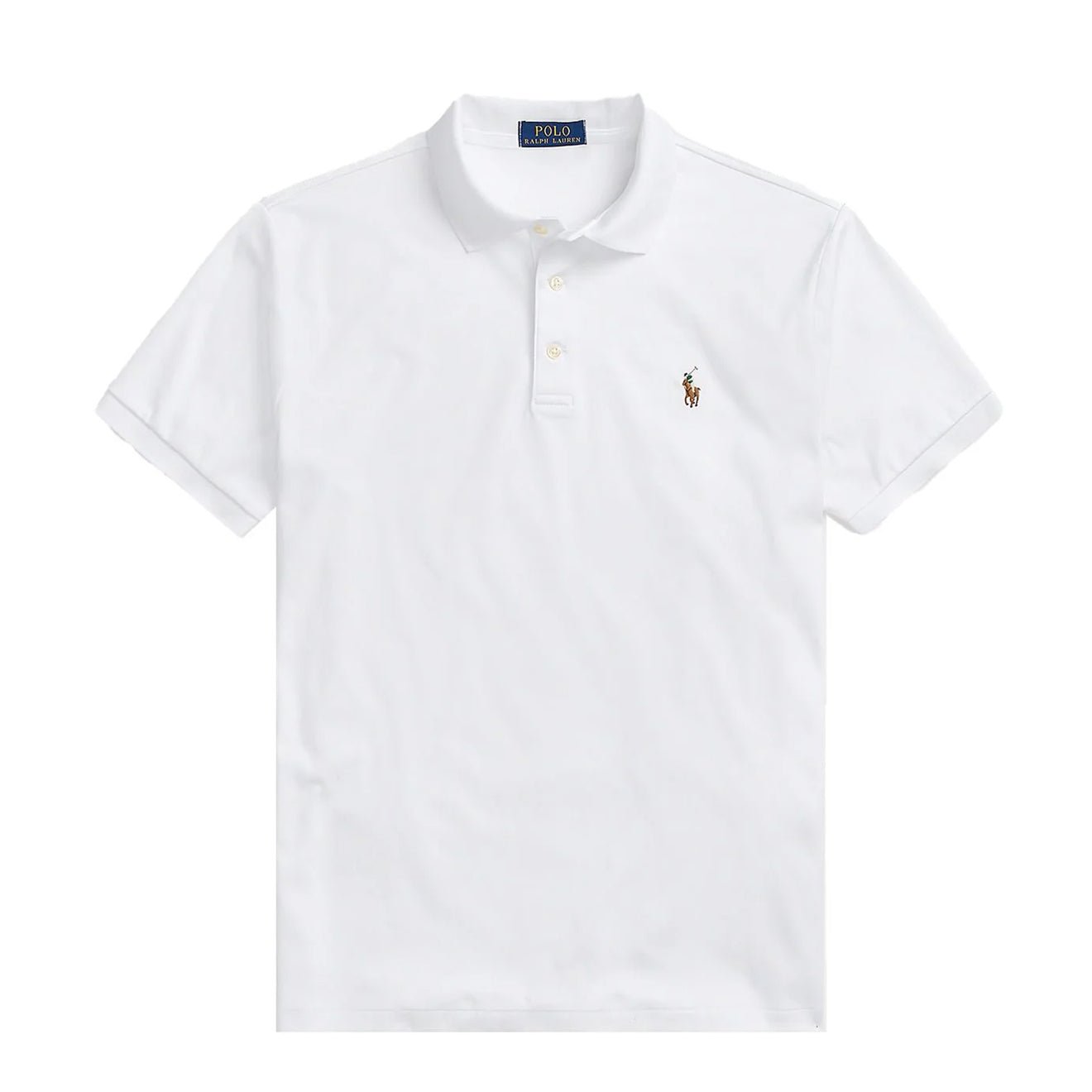 Polo Ralph Lauren Pima Cotton SS Polo Shirt Slim Fit White – The