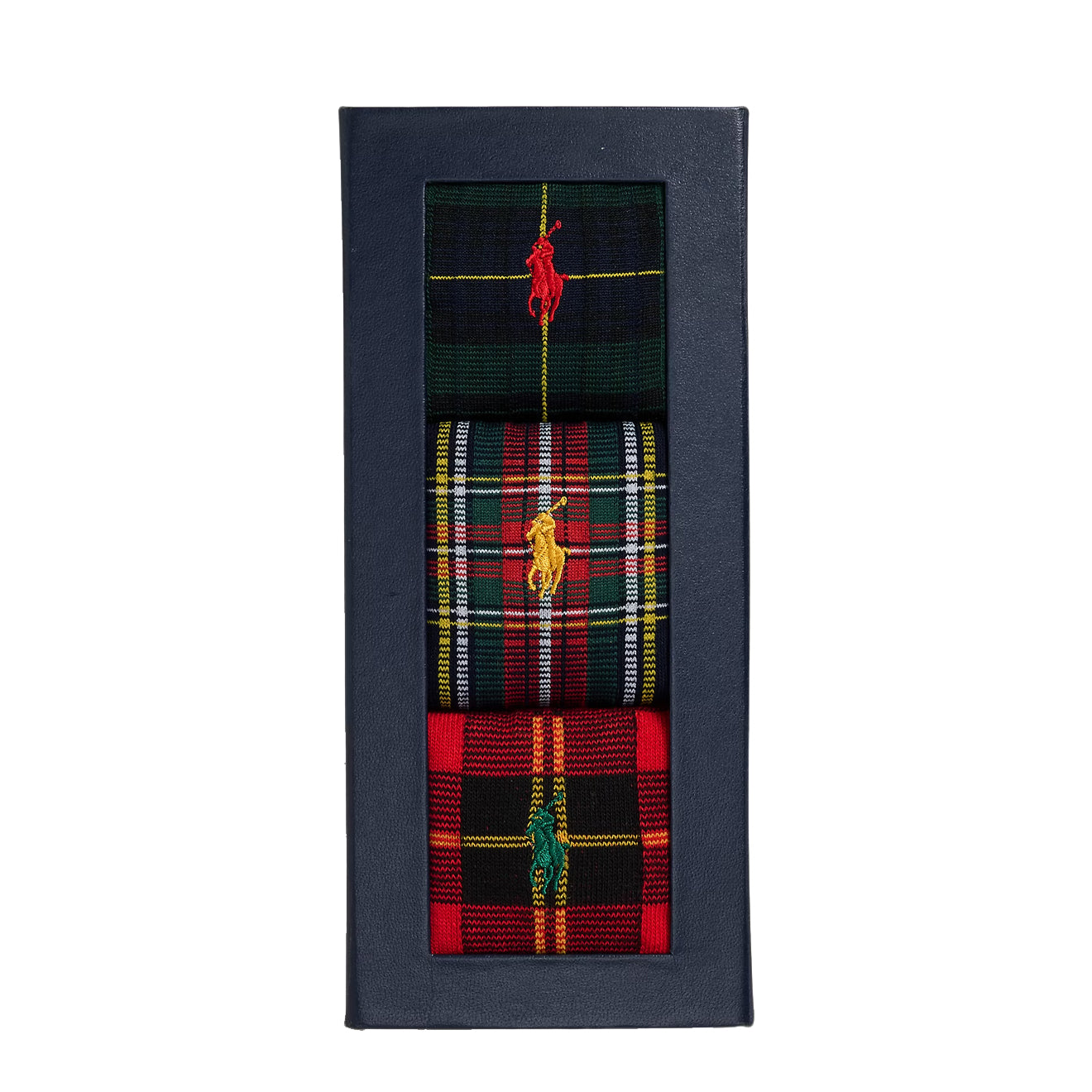 Polo Ralph Lauren Plaid Trouser 3-Sock Gift Set Assorted - The Sporting Lodge