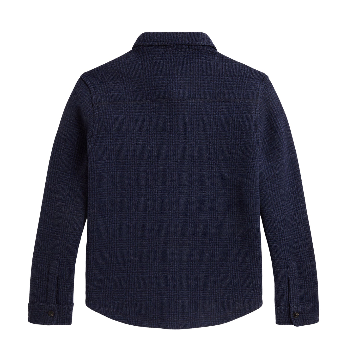 Polo Ralph Lauren Plaid Wool-Blend Overshirt Navy
