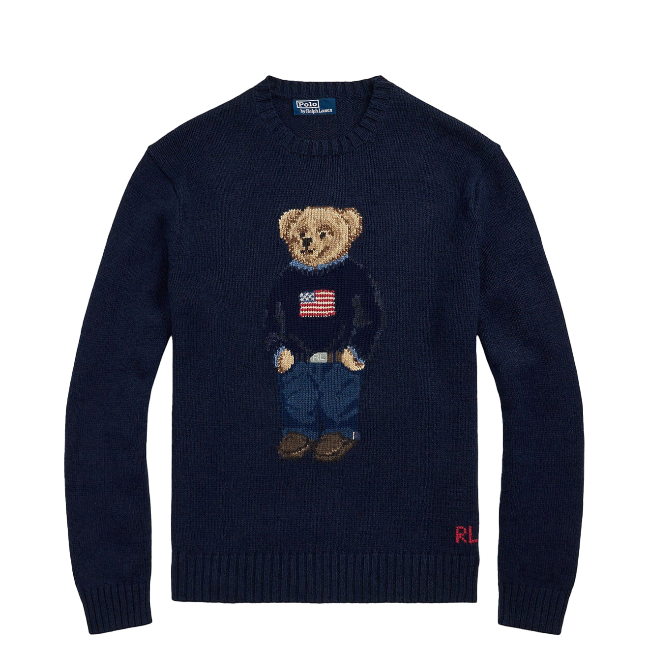 Polo Ralph Lauren Polo Bear Sweater Navy - The Sporting Lodge