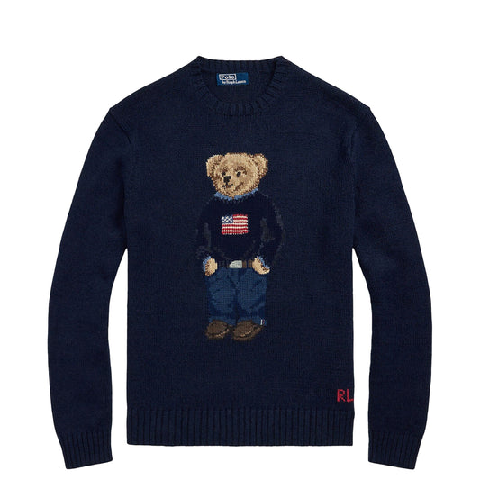 Polo Ralph Lauren Polo Bear Sweater Navy - The Sporting Lodge