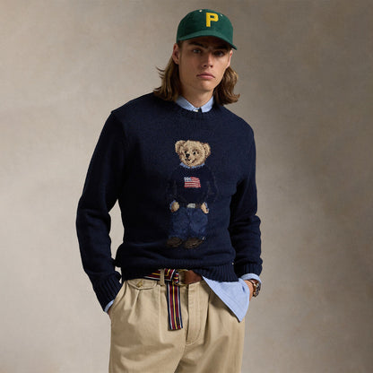Polo Ralph Lauren Polo Bear Sweater Navy - The Sporting Lodge