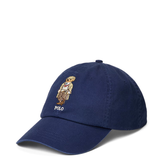 Polo Ralph Lauren Polo Bear Twill Ball Cap Newport Navy - The Sporting Lodge