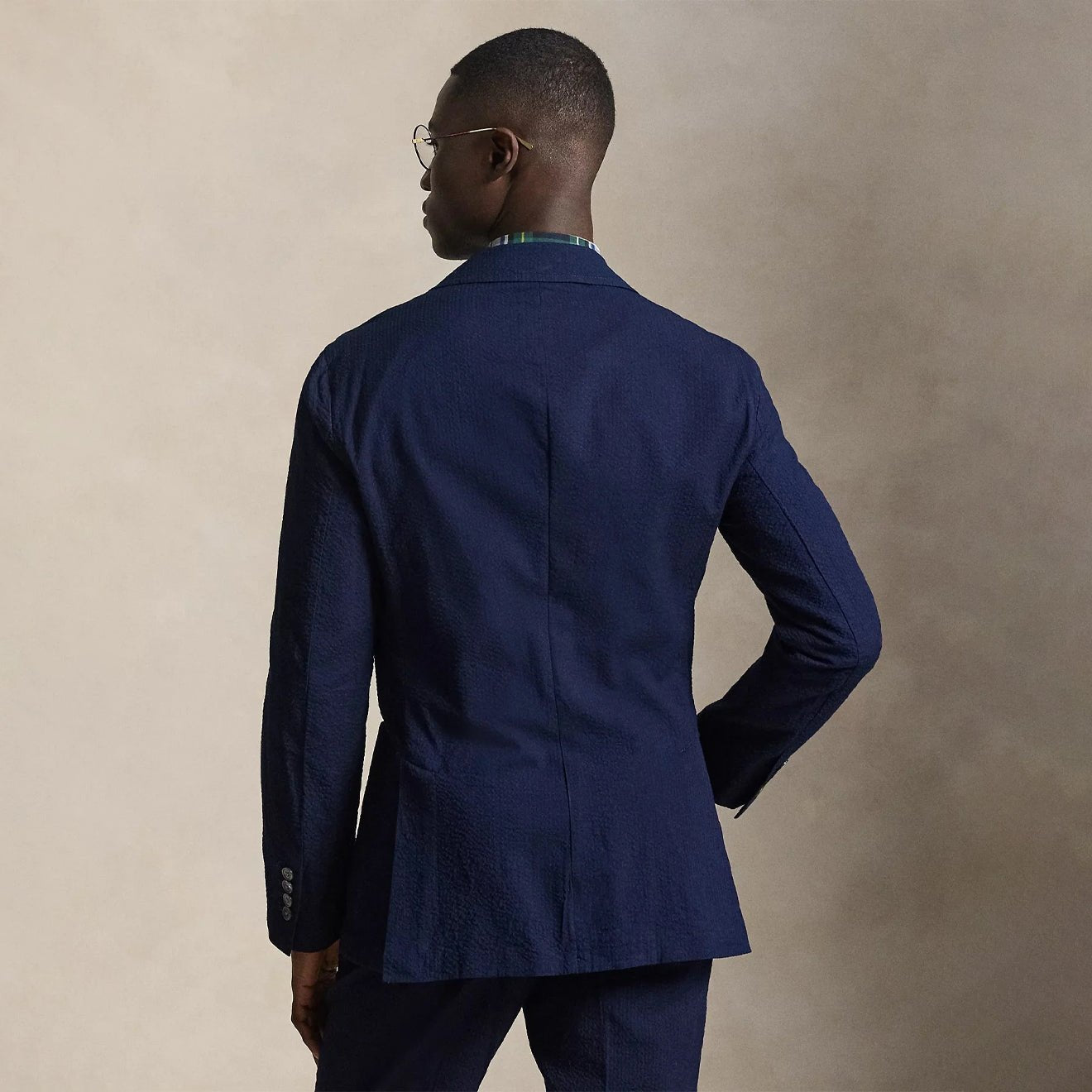 Polo Ralph Lauren Polo Soft Modern - Fit Seersucker Jacket Indigo - The Sporting Lodge
