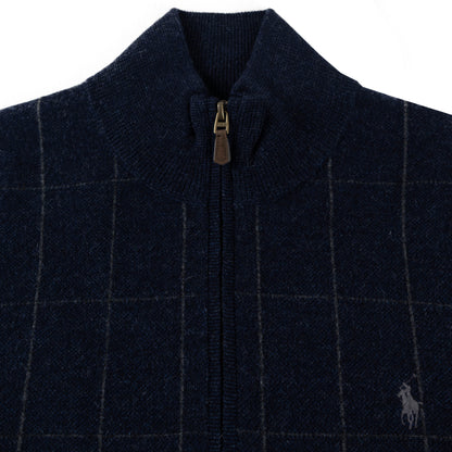 Polo Ralph Lauren Quarter-Zip Sweater Navy Combo