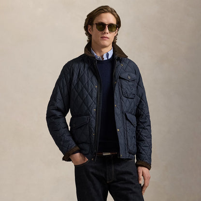 Polo Ralph Lauren Quilted Beaton Field Jacket College Navy