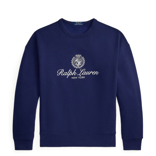 Polo Ralph Lauren Relaxed Fit Fleece Graphic Sweatshirt Newport Navy - The Sporting Lodge