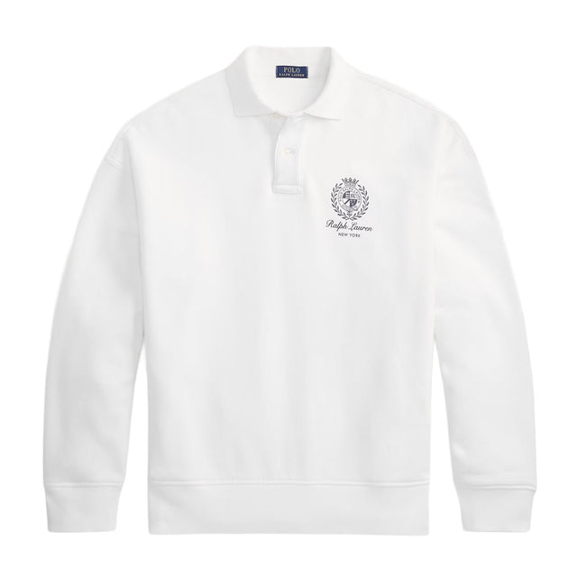 Polo Ralph Lauren Relaxed Fit Fleece Graphic Sweatshirt White
