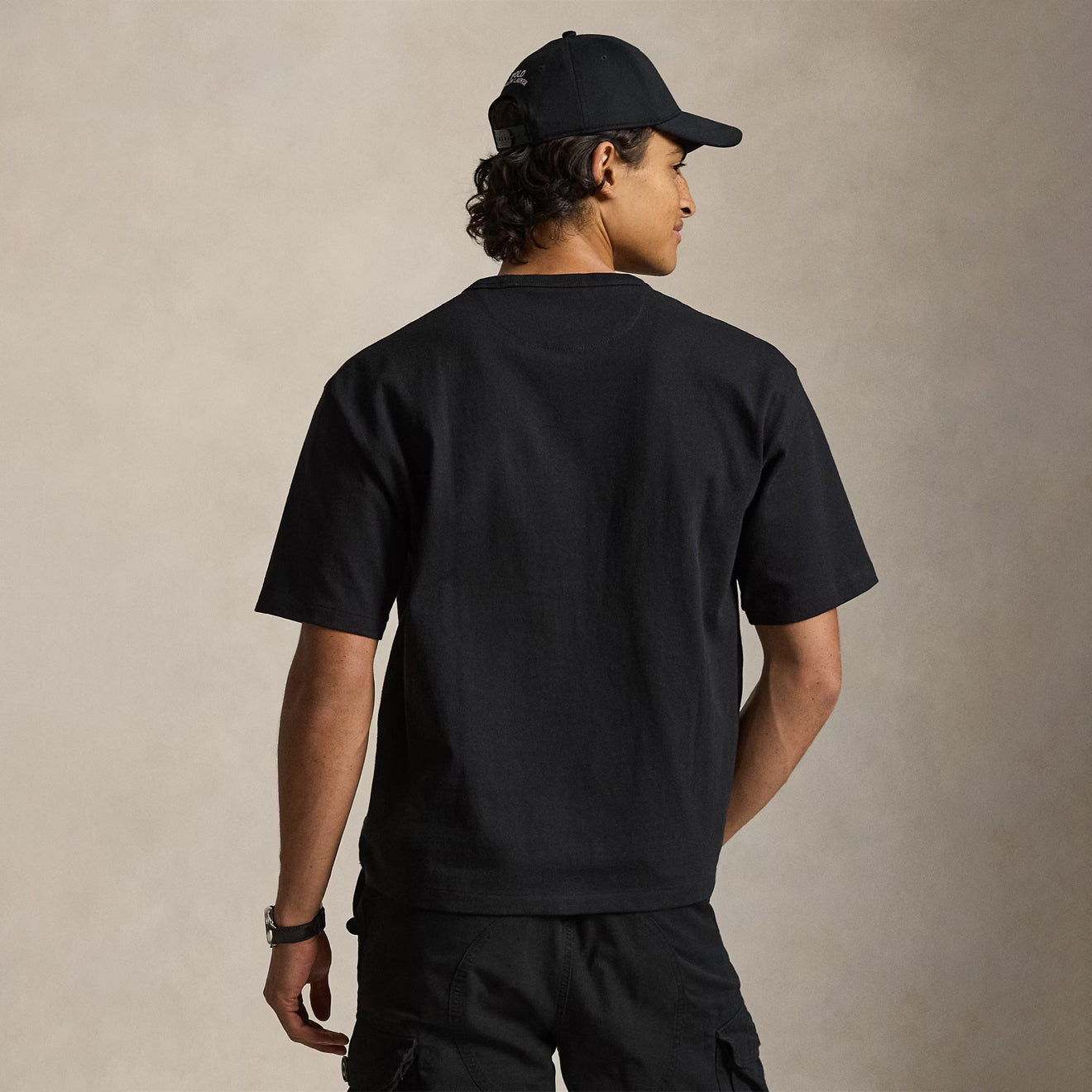 Polo Ralph Lauren Relaxed Fit Jersey Crewneck T-Shirt Polo Black - The Sporting Lodge