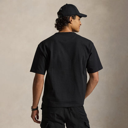 Polo Ralph Lauren Relaxed Fit Jersey Crewneck T-Shirt Polo Black - The Sporting Lodge