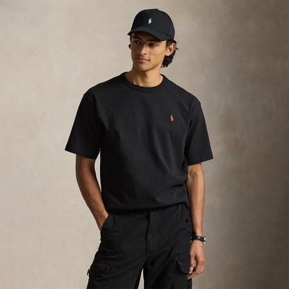 Polo Ralph Lauren Relaxed Fit Jersey Crewneck T-Shirt Polo Black - The Sporting Lodge