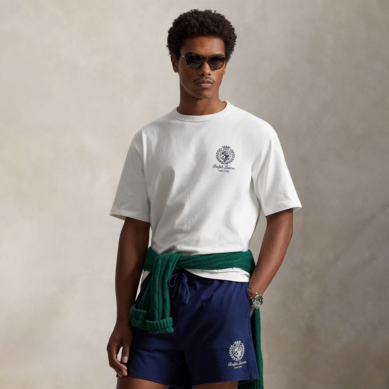 Polo Ralph Lauren Relaxed Fit Jersey Graphic T-shirt White - The Sporting Lodge