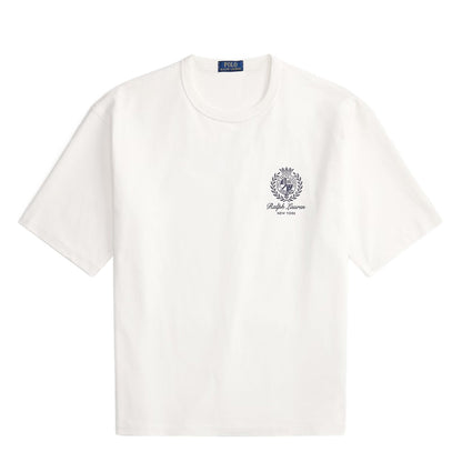 Polo Ralph Lauren Relaxed Fit Jersey Graphic T-shirt White - The Sporting Lodge