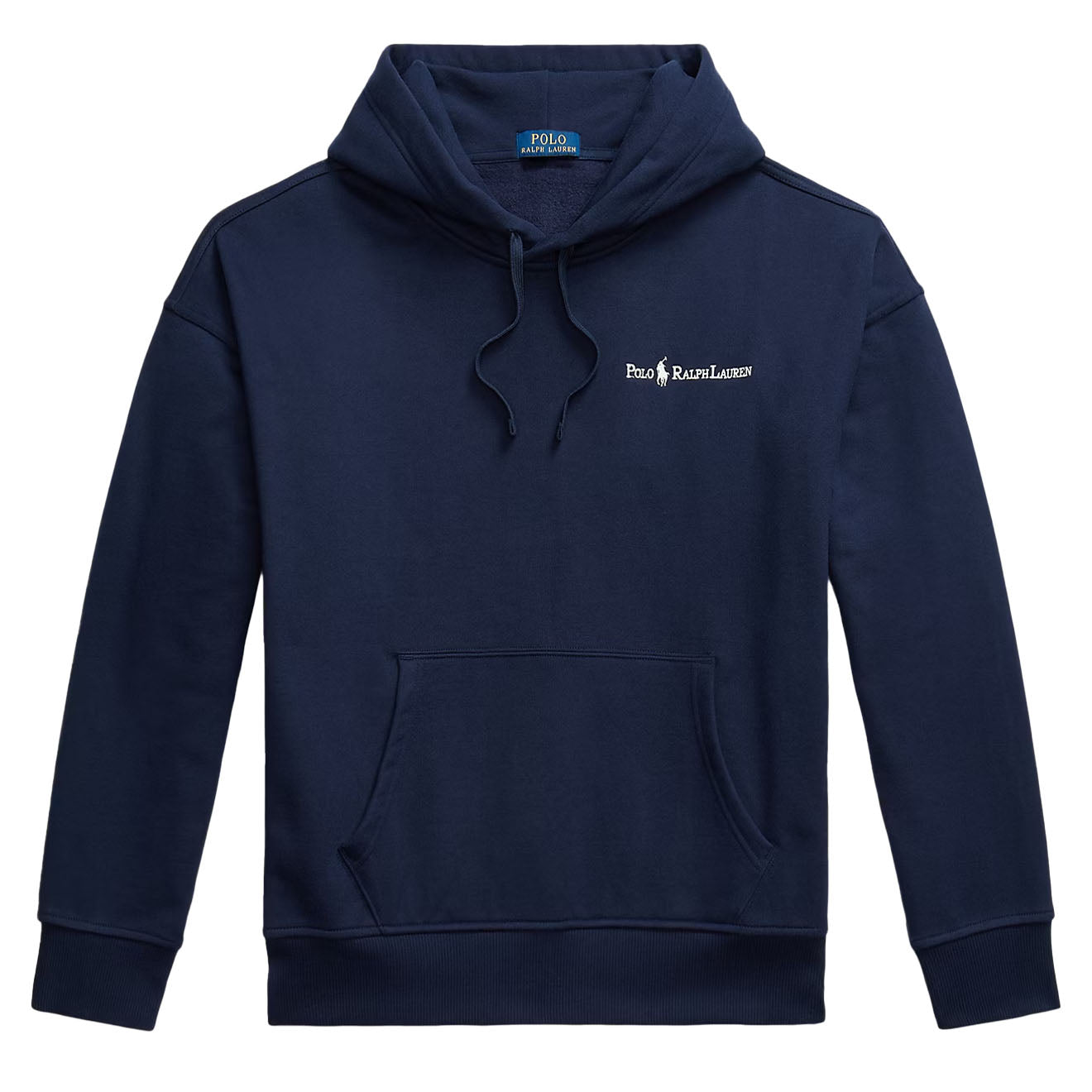Polo Ralph Lauren Relaxed Fit Logo Fleece Hoodie Cruise Navy | The