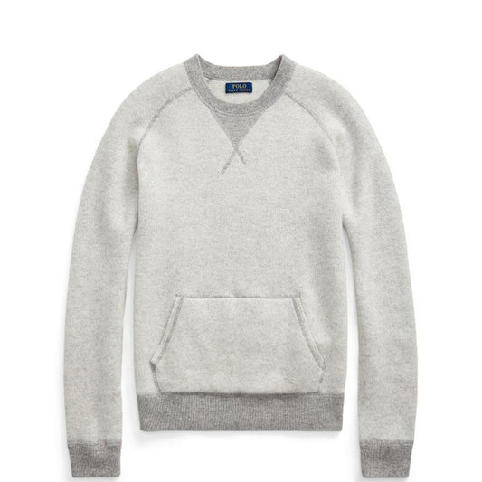 Polo Ralph Lauren Reversible Cashmere Sweater Grey Multi