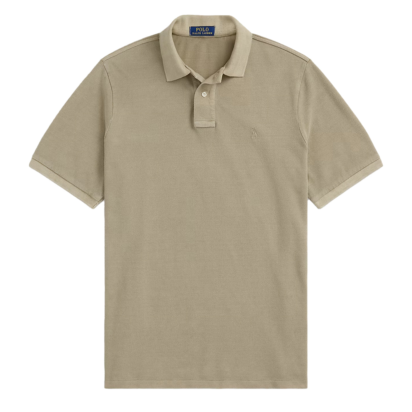 Polo Ralph Lauren Short Sleeve Polo Shirt Custom Slim Olive