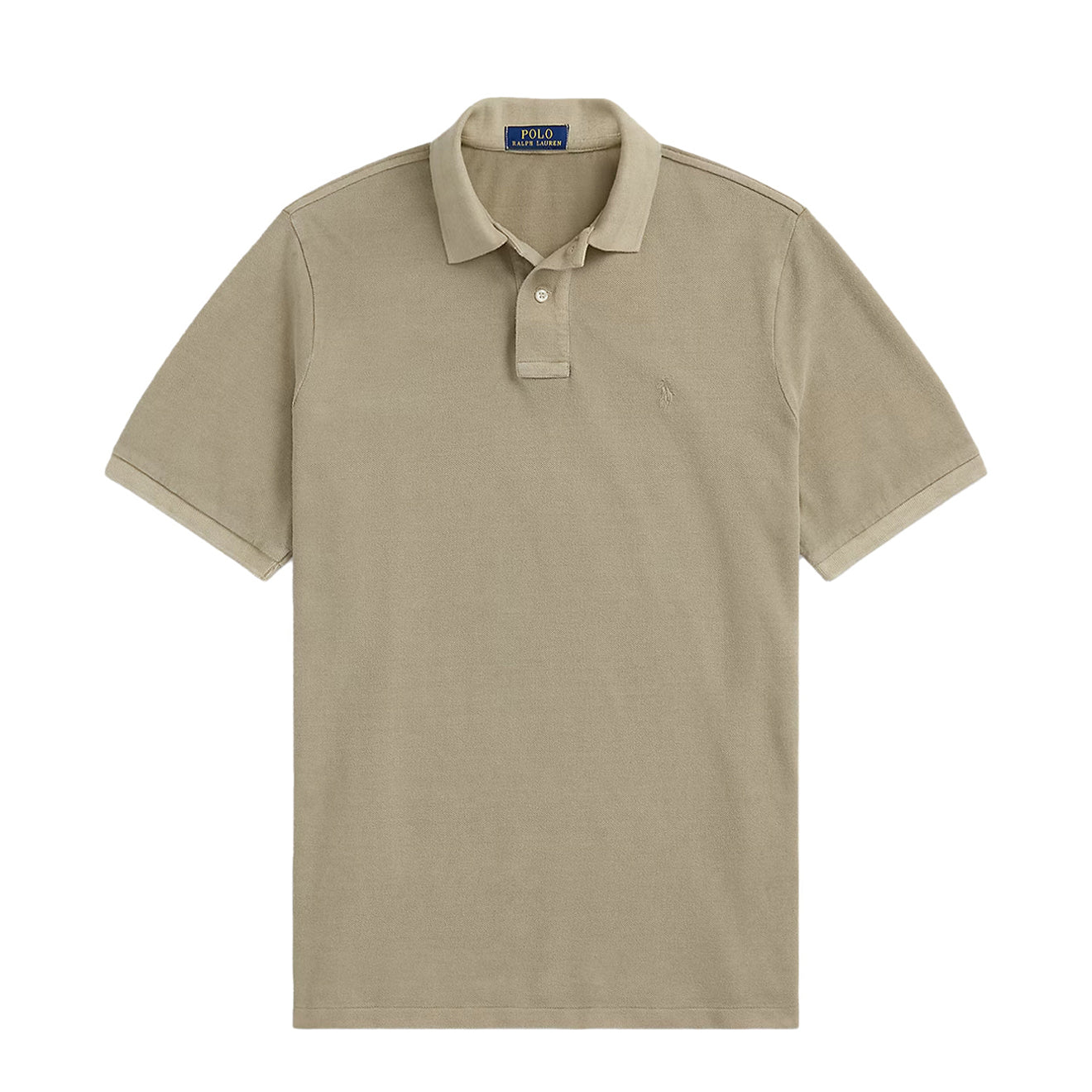 Polo Ralph Lauren Short Sleeve Polo Shirt Custom Slim Olive