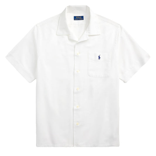 Polo Ralph Lauren Short Sleeve Sport Shirt Classic White - The Sporting Lodge