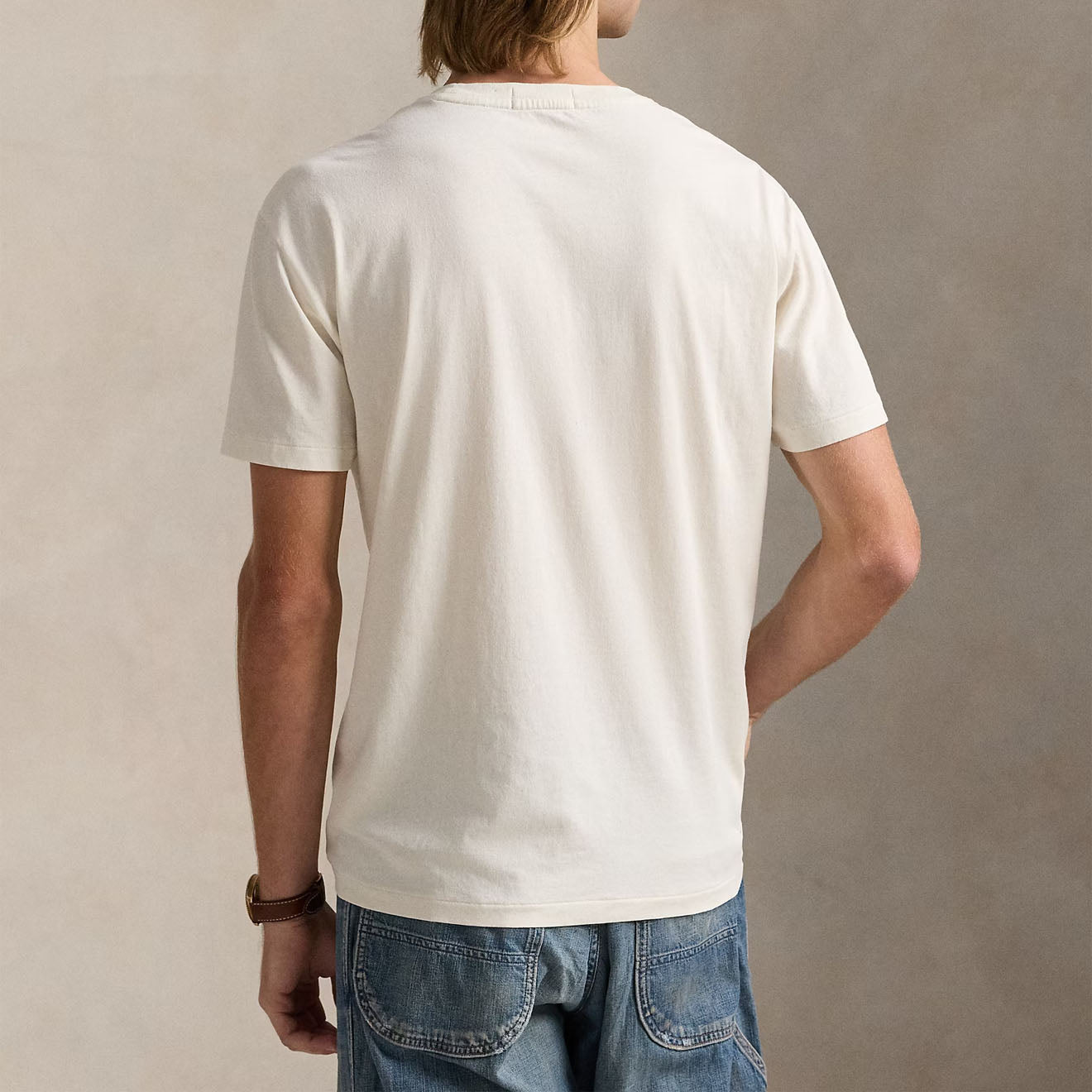 Polo Ralph Lauren Short Sleeve T Shirt Classic Deckwash White - The Sporting Lodge