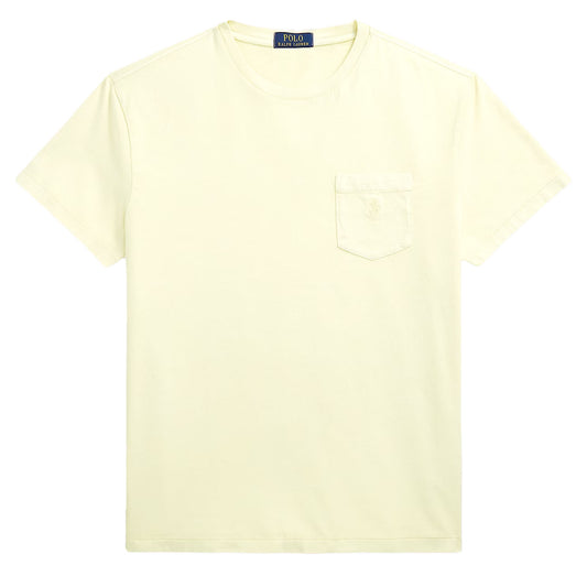 Polo Ralph Lauren Short Sleeve T Shirt Custom Slim Lime - The Sporting Lodge