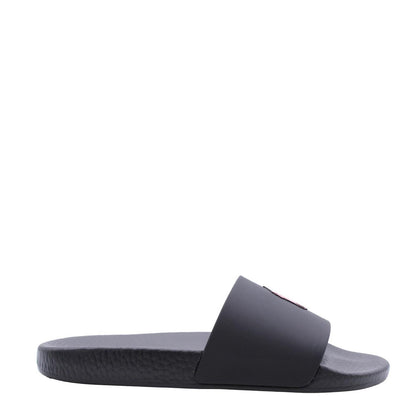Polo Ralph Lauren Signature Pony Slide Navy / Red Pp - The Sporting Lodge