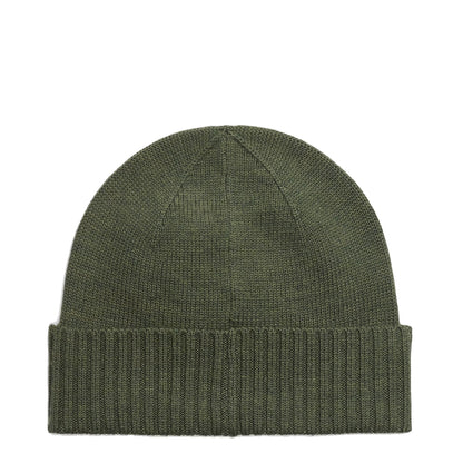 Polo Ralph Lauren Signature Pony Wool Beanie Classic Olive Heather - The Sporting Lodge