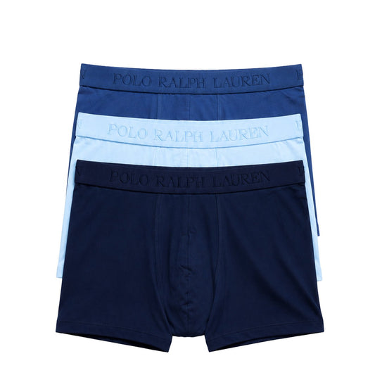 Polo Ralph Lauren Stretch Cotton Boxer Brief 3 - Pack 3PK Blues