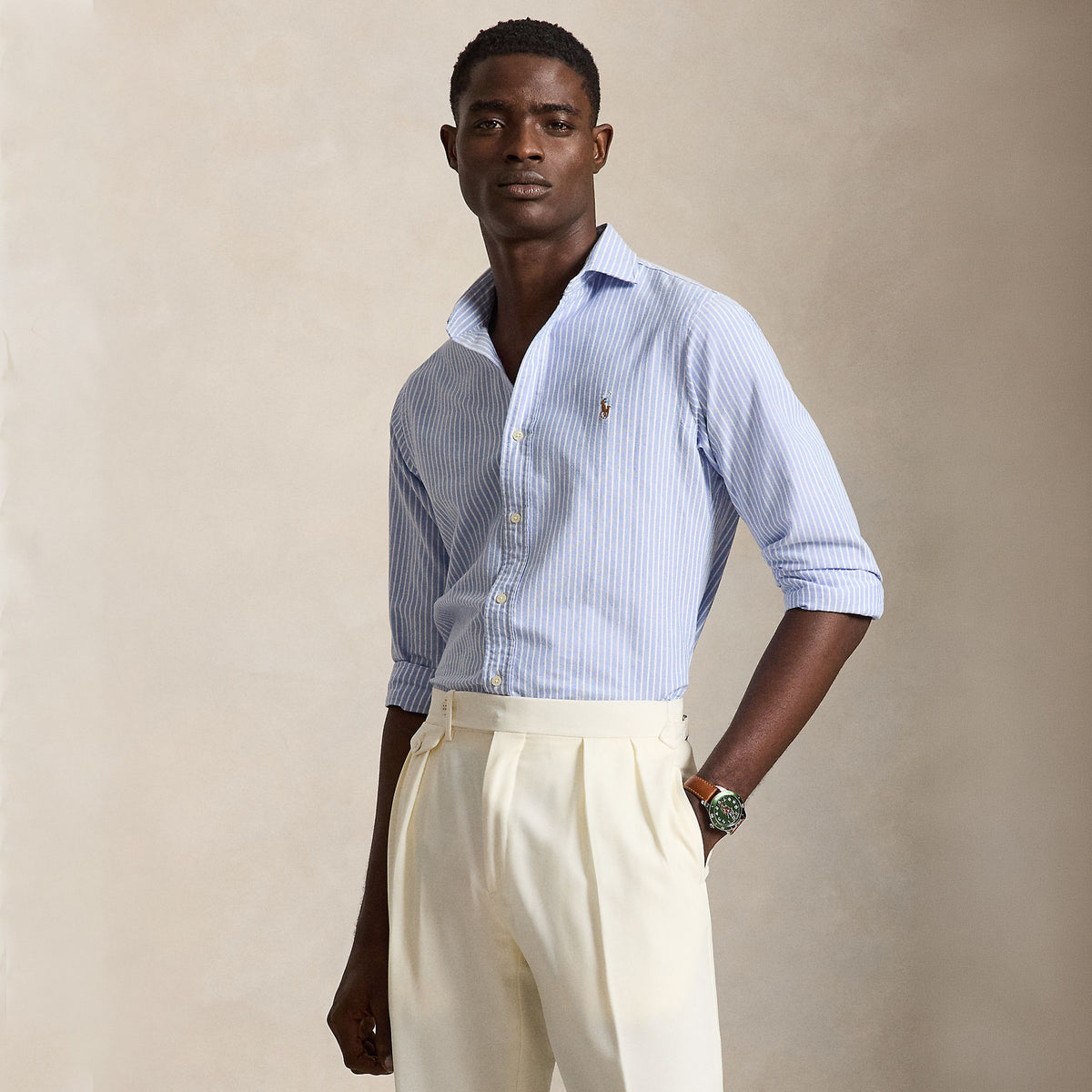 Polo Ralph Lauren Striped Shirt Blue White