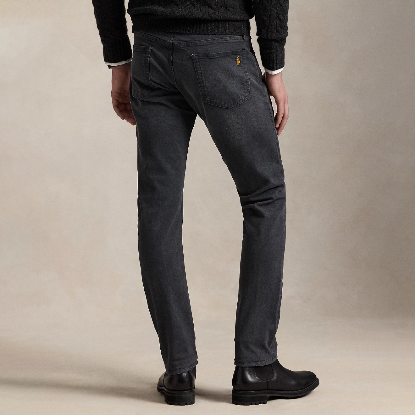 Polo Ralph Lauren Sullivan Slim Polo Pony Stretch Jean Mechanic Grey - The Sporting Lodge