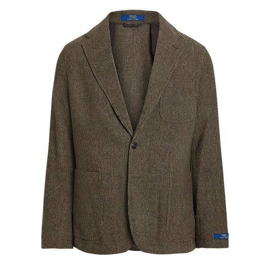 Polo Ralph Lauren Textured Weave Blazer Brown / Loden - The Sporting Lodge