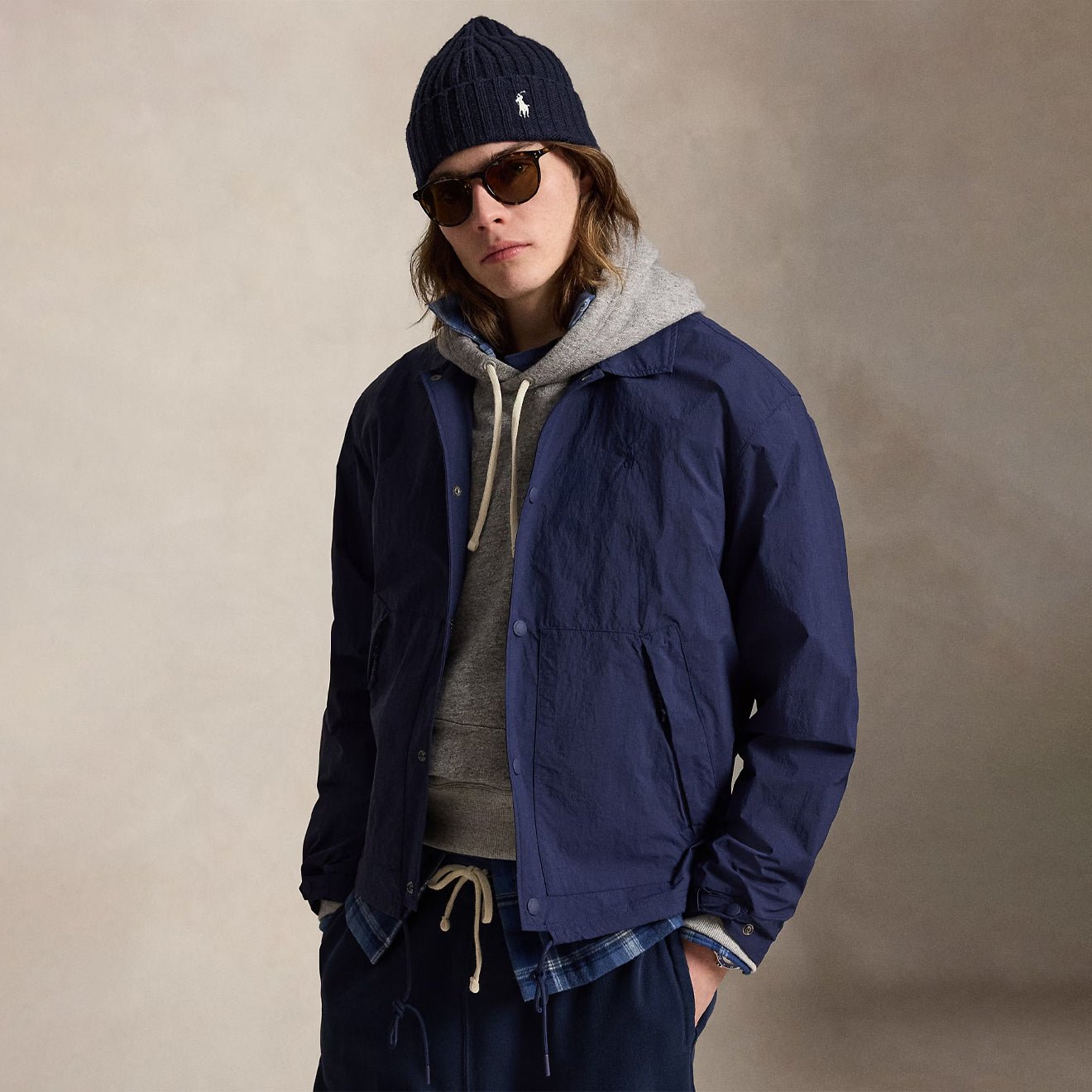Polo Ralph Lauren The Hayford Coach Jacket Newport Navy – The