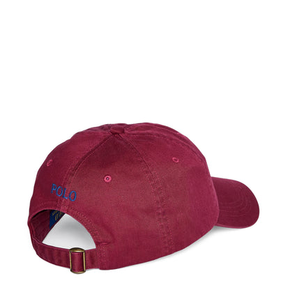 Polo Ralph Lauren The Iconic Cotton Chino Ball Cap Classic Wine