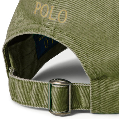 Polo Ralph Lauren The Iconic Cotton Chino Ball Cap Garden Trail / Cream - The Sporting Lodge