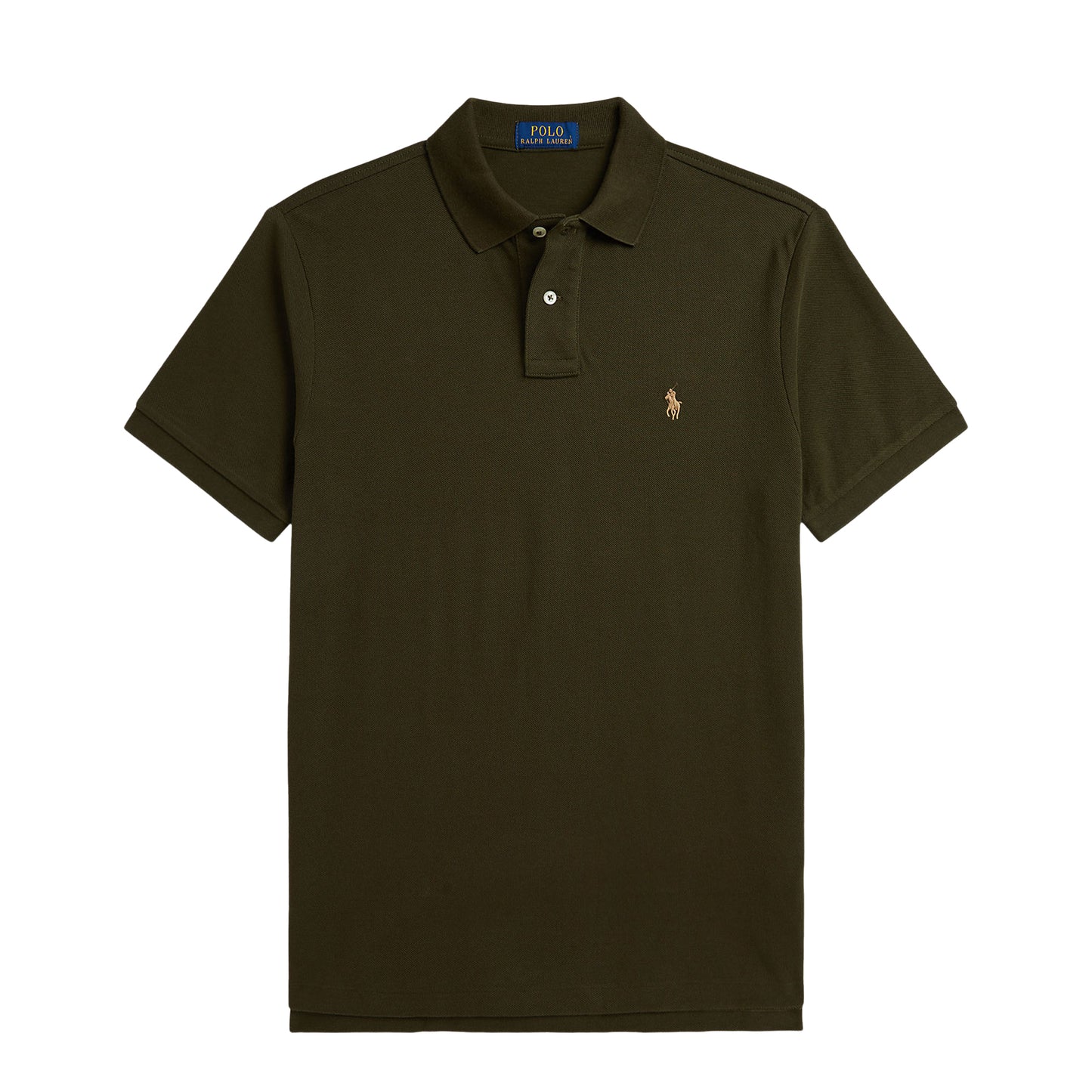 Polo Ralph Lauren The Iconic Custom Slim Fit Mesh Polo Company Olive / C8526