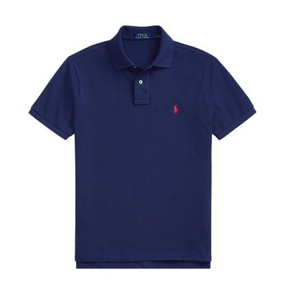 Polo Ralph Lauren The Iconic Custom Slim Fit Mesh Polo Newport Navy / C3870