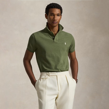 Polo Ralph Lauren The Iconic Mesh Polo Shirt Garden Trail - The Sporting Lodge