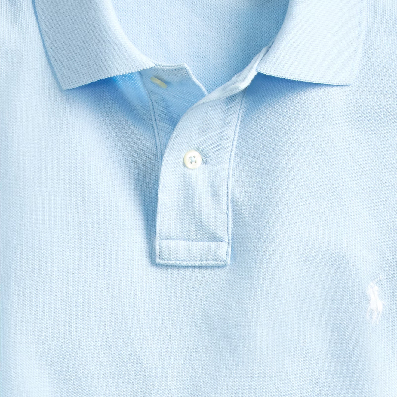 Polo Ralph Lauren The Iconic Mesh Polo Shirt Office Blue - The Sporting Lodge