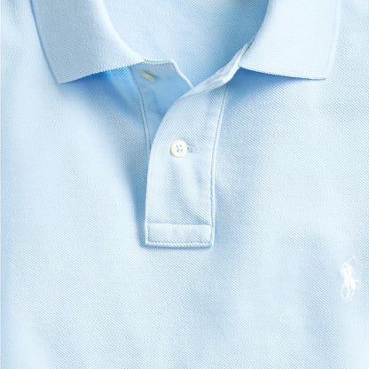 Polo Ralph Lauren The Iconic Mesh Polo Shirt Office Blue - The Sporting Lodge