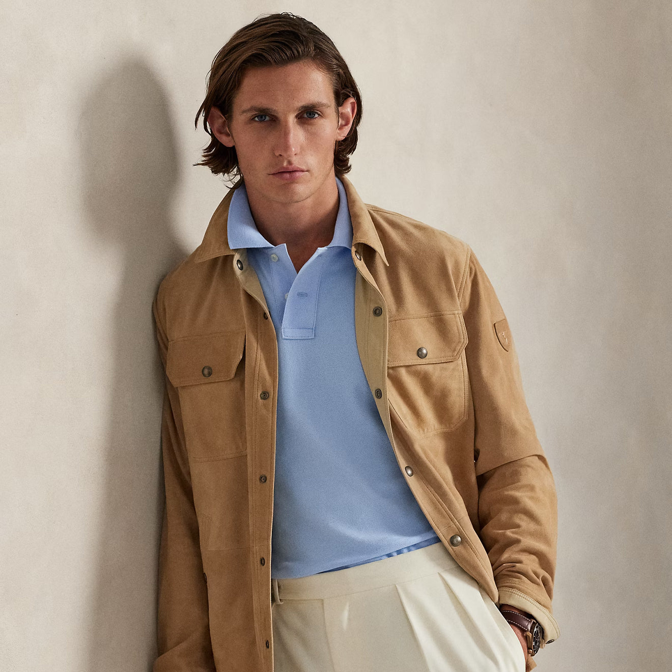 Polo Ralph Lauren The Iconic Mesh Polo Shirt Office Blue - The Sporting Lodge
