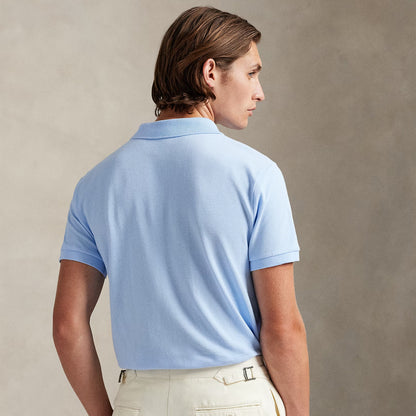 Polo Ralph Lauren The Iconic Mesh Polo Shirt Office Blue - The Sporting Lodge