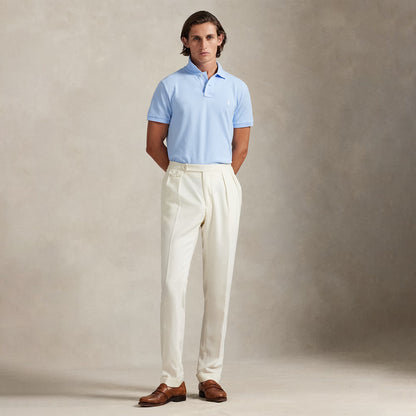 Polo Ralph Lauren The Iconic Mesh Polo Shirt Office Blue - The Sporting Lodge