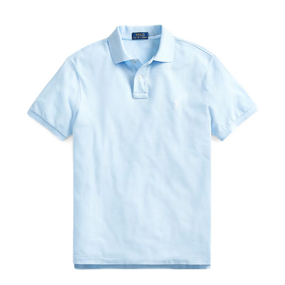 Polo Ralph Lauren The Iconic Mesh Polo Shirt Office Blue - The Sporting Lodge