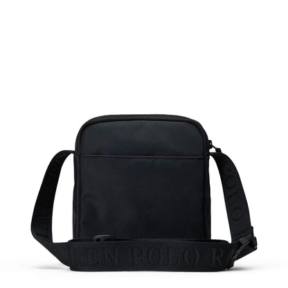 Polo Ralph Lauren Tonal Logo Crossbody Bag Black - The Sporting Lodge
