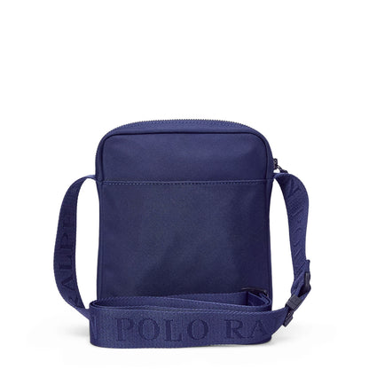 Polo Ralph Lauren Tonal Logo Crossbody Bag Newport Navy - The Sporting Lodge