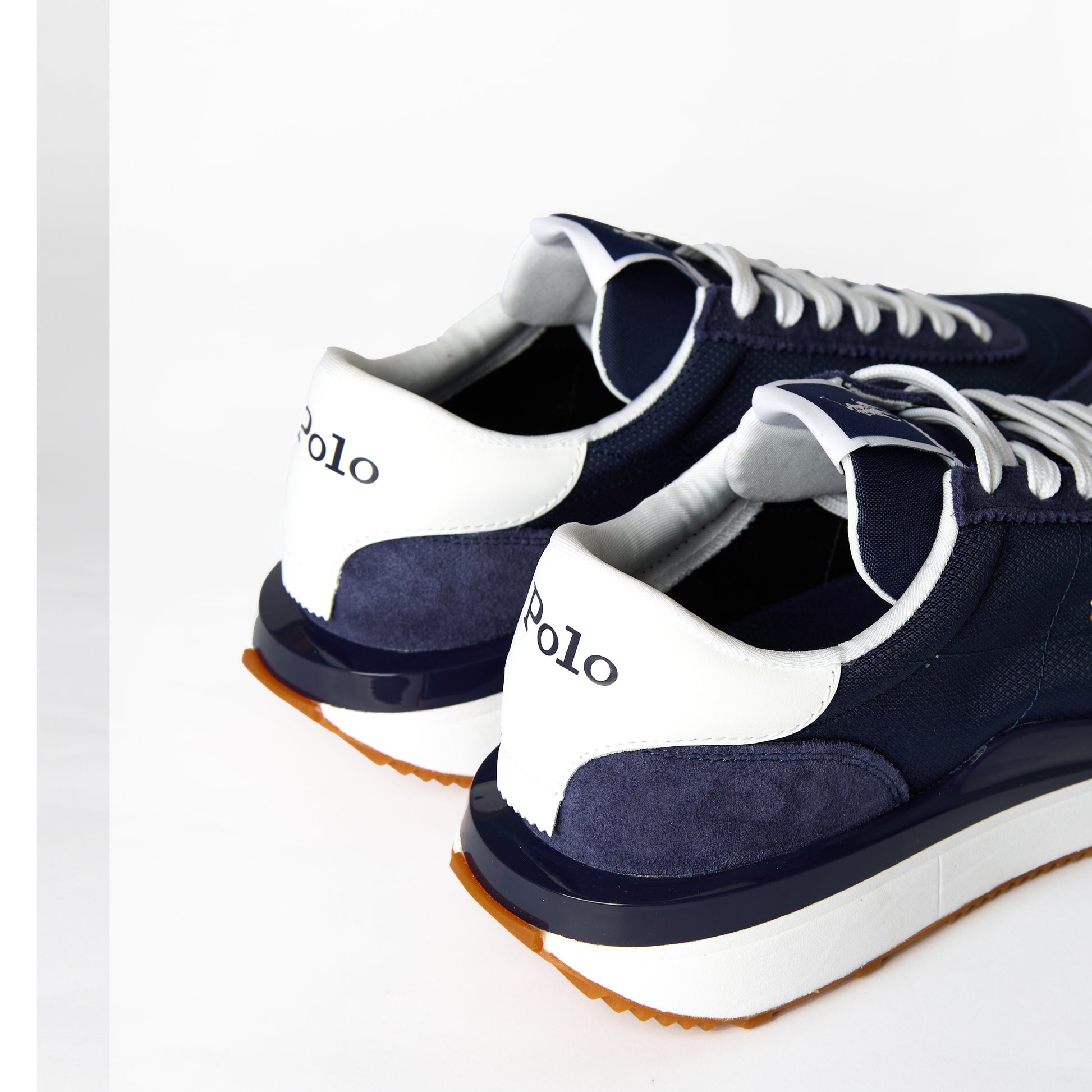 Polo Ralph Lauren Train 89 Suede / Oxford Trainer Navy / Multi PP - The Sporting Lodge