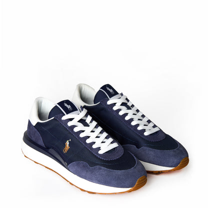 Polo Ralph Lauren Train 89 Suede / Oxford Trainer Navy / Multi PP - The Sporting Lodge