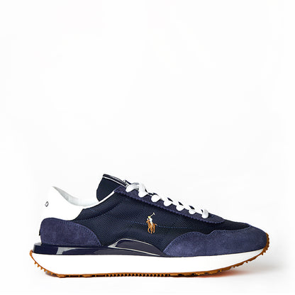Polo Ralph Lauren Train 89 Suede / Oxford Trainer Navy / Multi PP - The Sporting Lodge